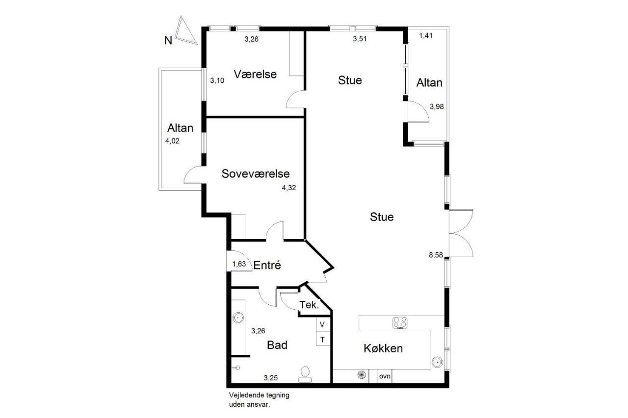 Luxury City Center Harbour Apartment 2 Bedroom Sønderborg Zewnętrze zdjęcie